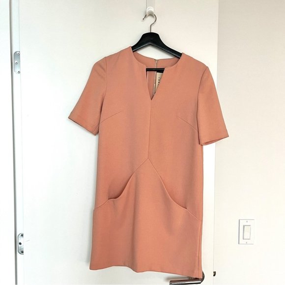Marni Peach Short Sleeve Dress - Picture 2 of 6